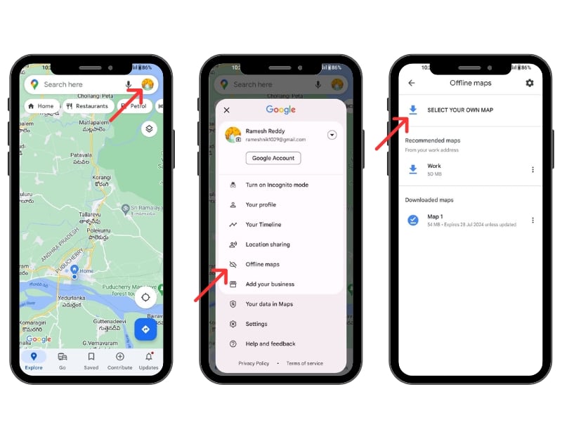tutorial download google maps