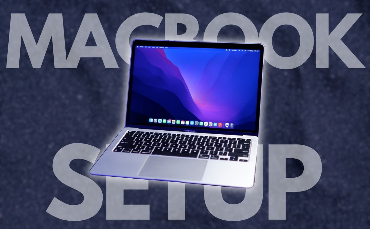 изображение для настройки нового macbook