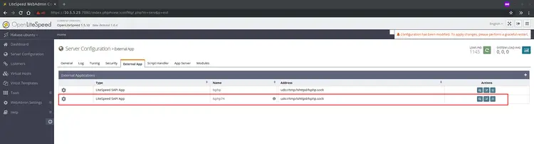 PHP 7.4 SAPI-Bindung