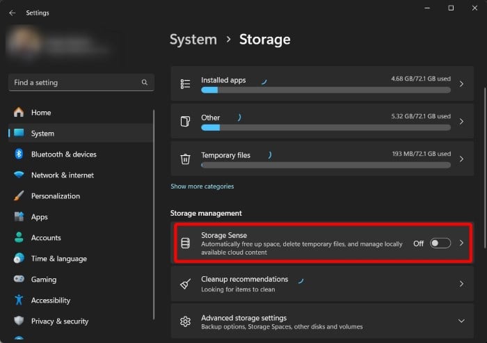 como excluir arquivos antigos automaticamente no windows 11?