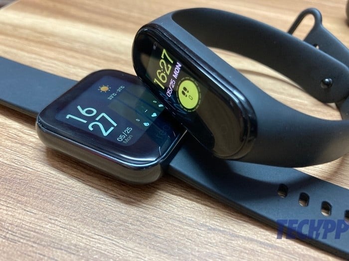 realme watch vs mi band 4: vale a pena pagar a mais? - realme watch mi band 4