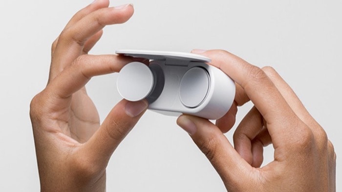 Microsoft kündigt seine ersten wirklich kabellosen Ohrhörer, die Surface Earbuds, an - Microsoft Surface Earbuds