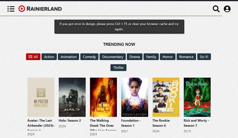 rainierland - alternativa ao solarmovie