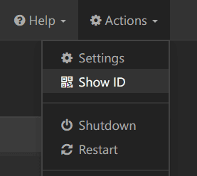 mostrar id
