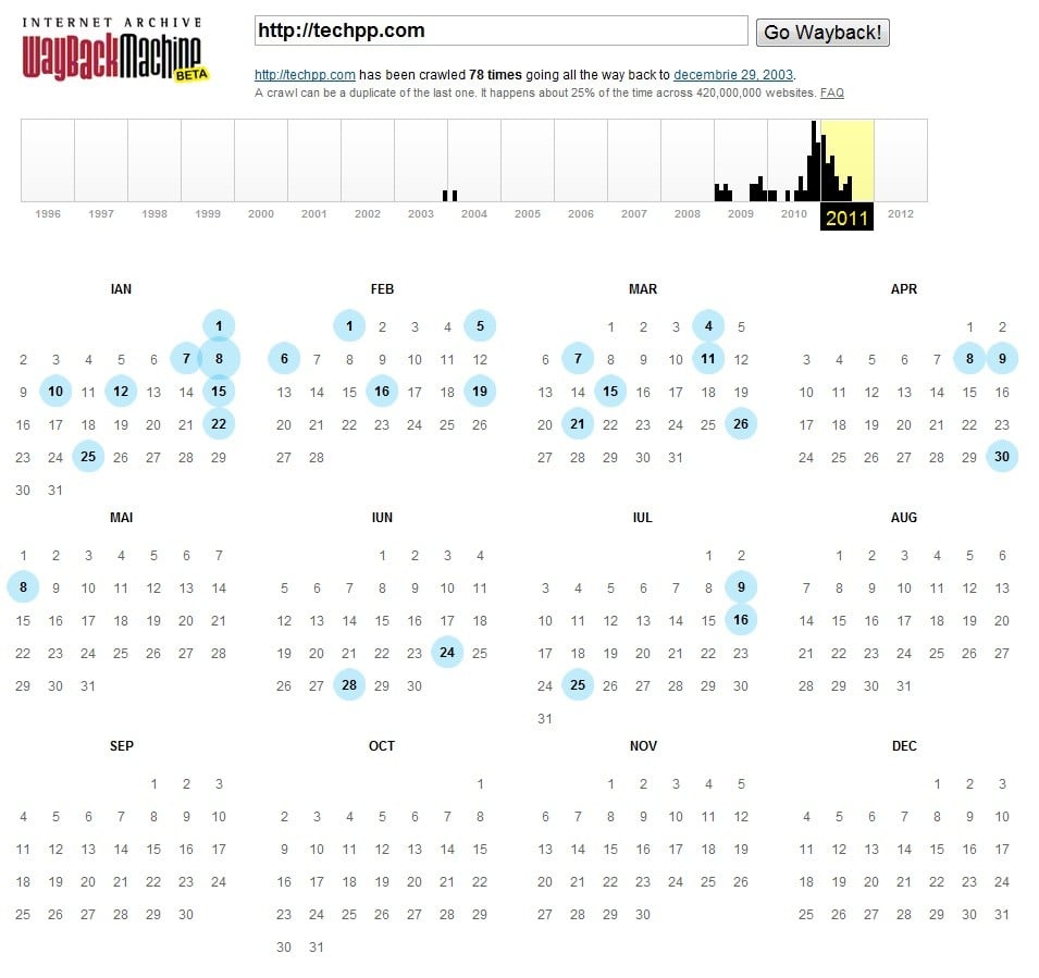 wayback machine