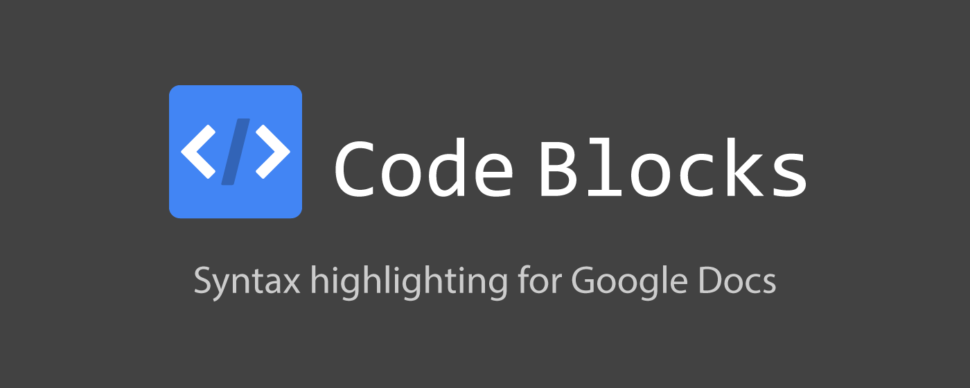 今すぐ使うべき8つのGoogle Docsアドオン - コードブロック