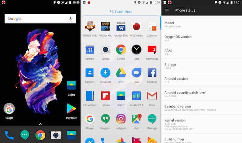 OnePlus 5 Test: David wird zum Goliath - OnePlus 5 UI
