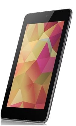 vue latérale du nexus 7