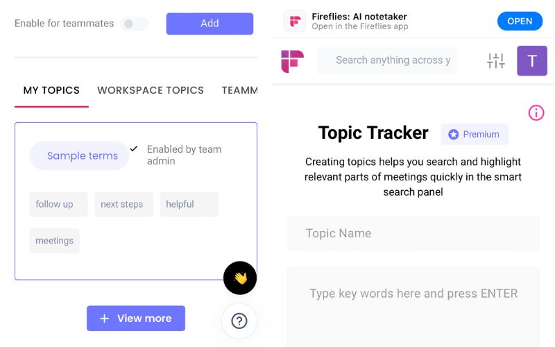 topic tracker