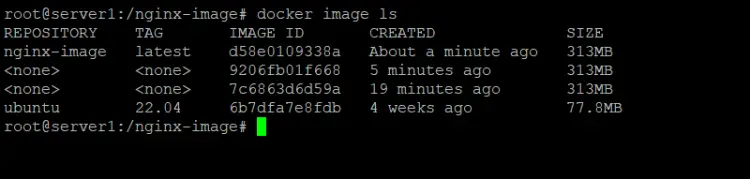 Dockerイメージの確認