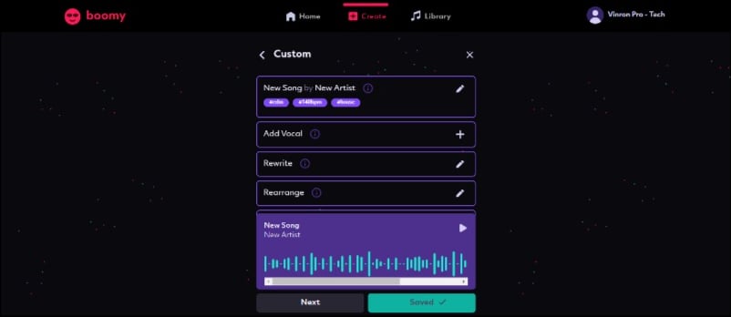 boomy ai music generator
