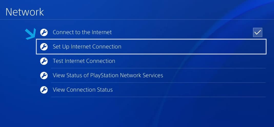 Изменить DNS на PS4
