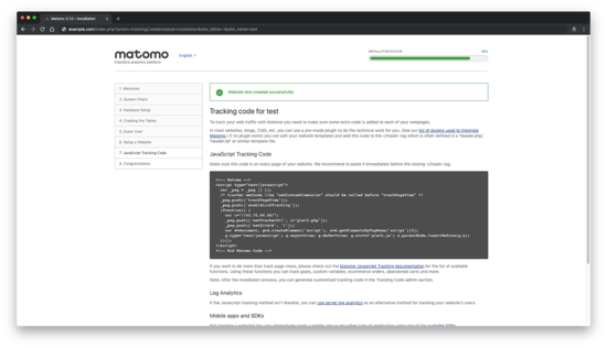 Javascript-Tracking-Code