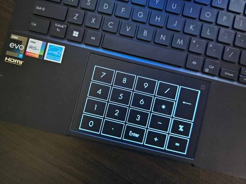 asus expertbook b9 trackpad