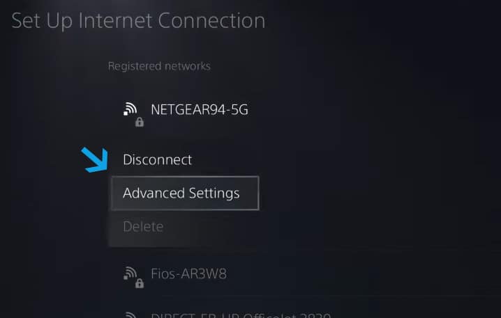 Изменить DNS на PS5