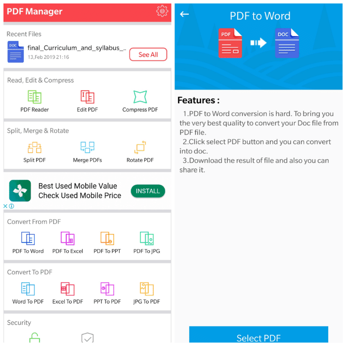 Schneller PDF-Konverter und PDF-Reader