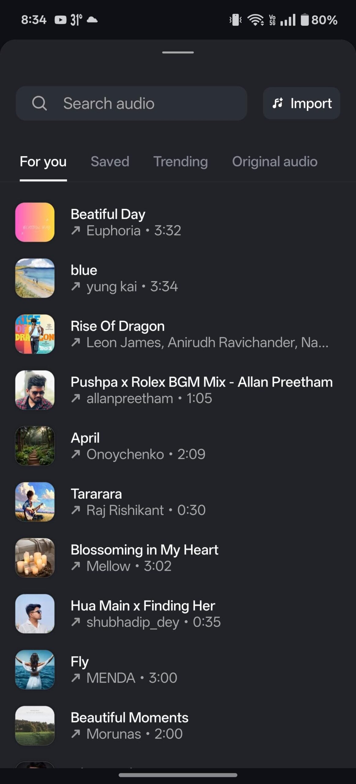 instagram edits vs capcut: best video editing app for you - instagram edits app music library scaled