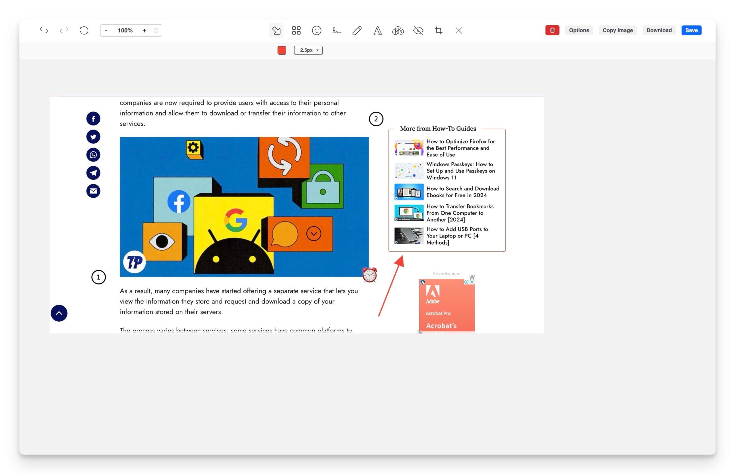 droplr screenshot tool