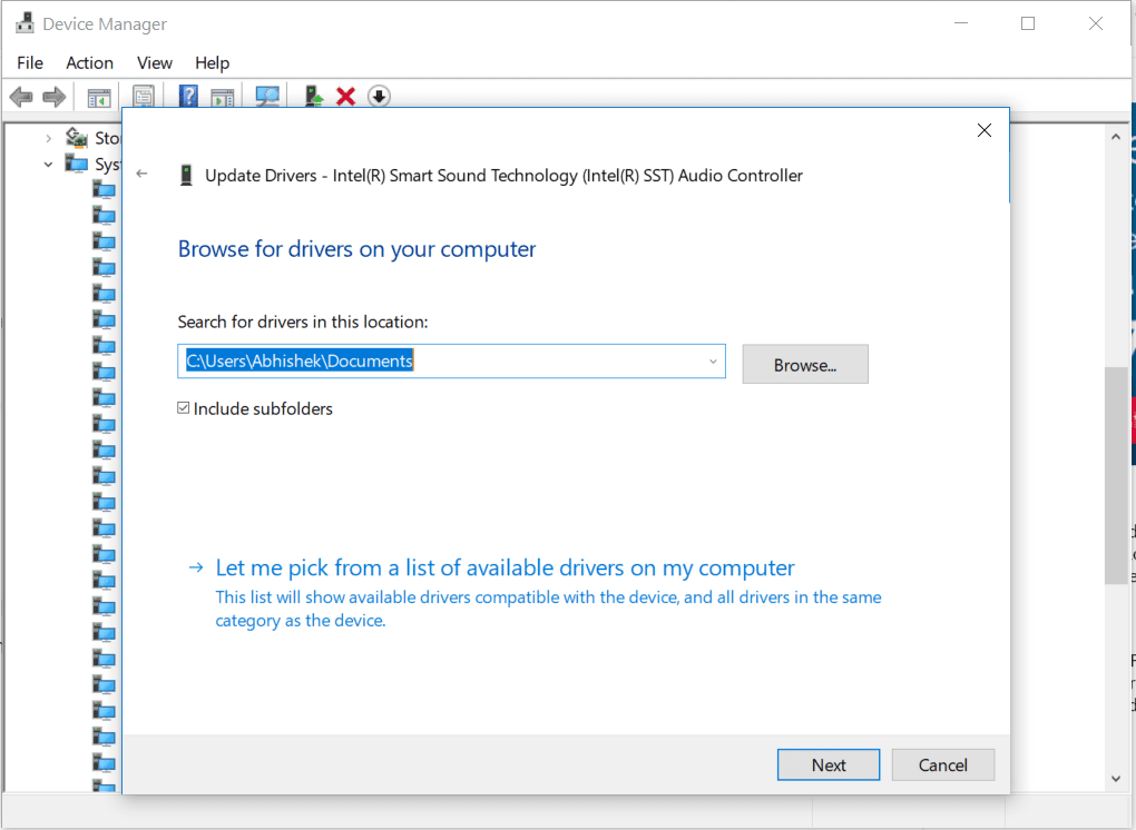 Come risolvere l'errore Nessun dispositivo di uscita audio installato in Windows 10 - passo 5