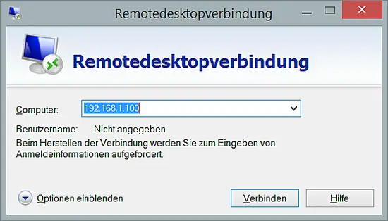 Connexion RDP Windows