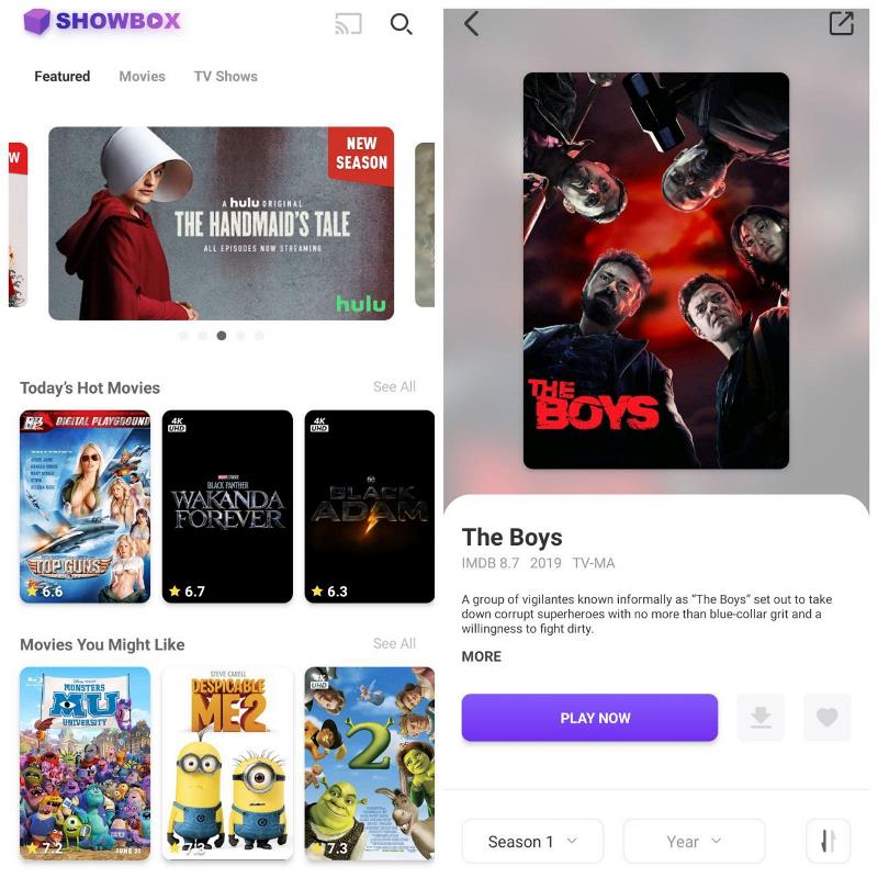 showbox - kostenlose film apps für android