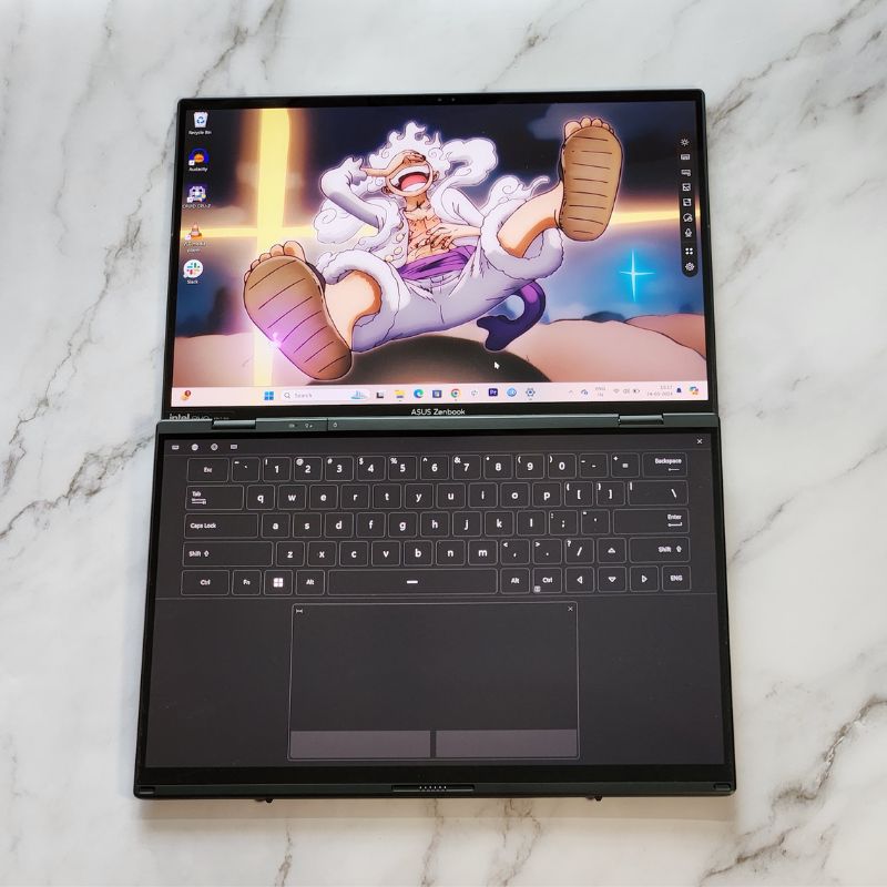 mode écran double sur zenbook duo