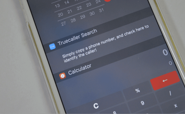 truecaller widget 4
