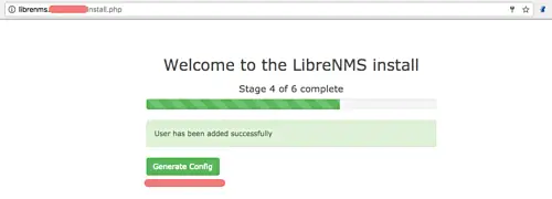 Genera configurazione di LibreNMS
