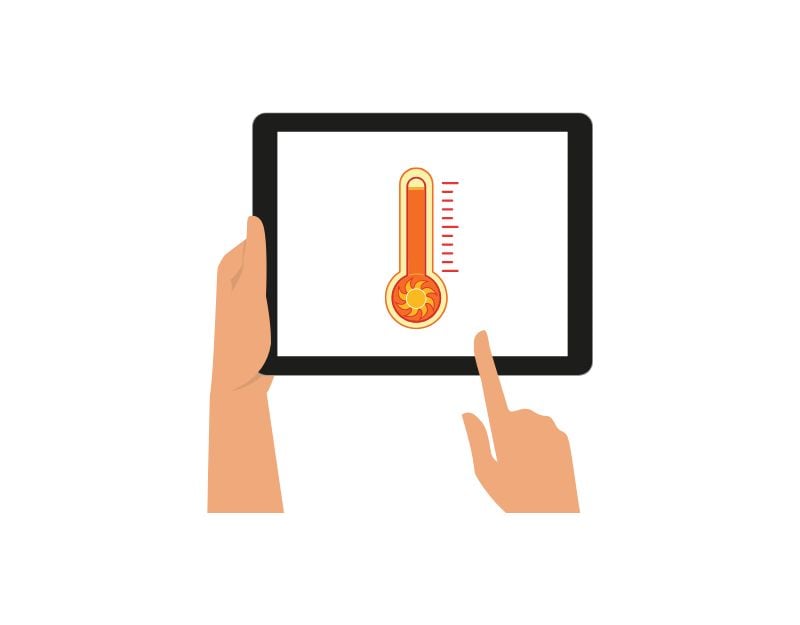 iPad Temperatur