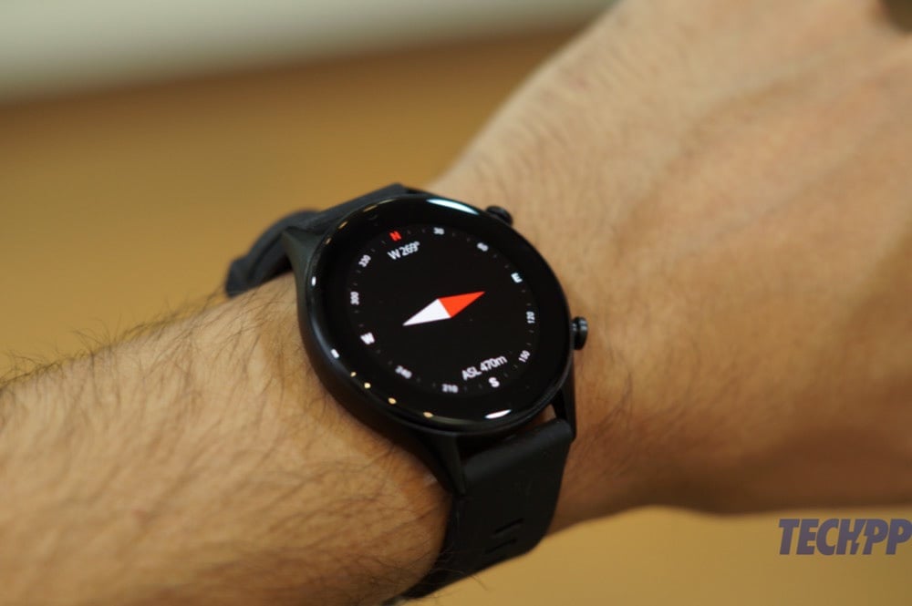 revisión del titan smart pro: un dispositivo portátil rico en funciones pero corto en lo esencial de los relojes inteligentes - brújula de revisión del titan smart pro