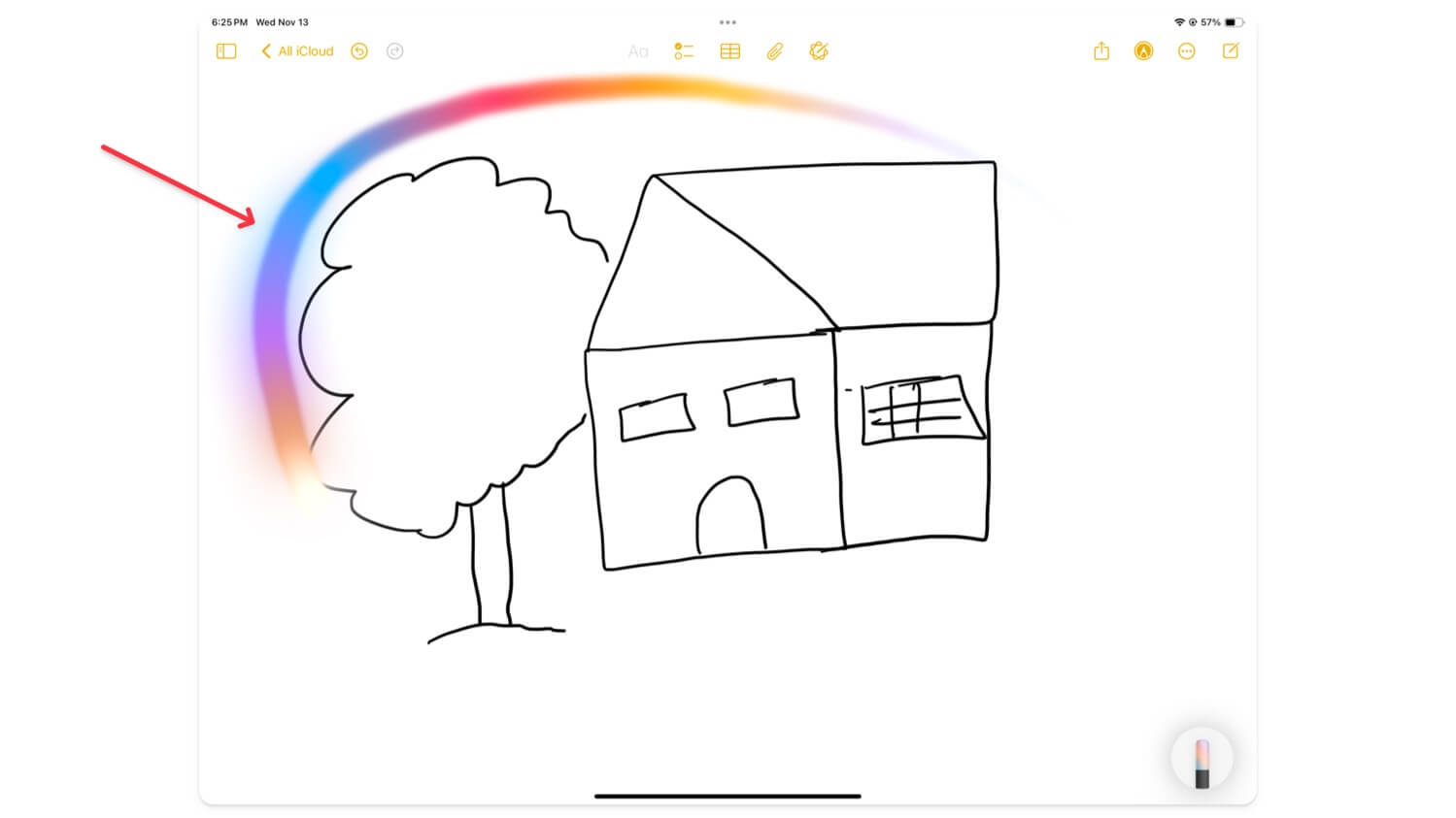 So verwenden Sie Image Wand für Zeichnungen auf dem iPad