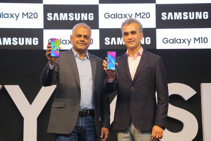 samsung présente le galaxy m10 et le galaxy m20 pour rivaliser avec xiaomi et d'autres - lancement de la série m samsung