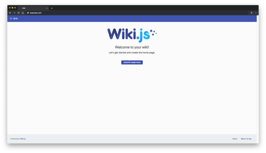 Bienvenue sur Wiki.js
