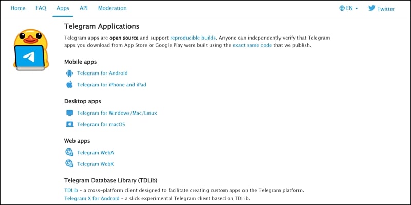Telegram-Clients