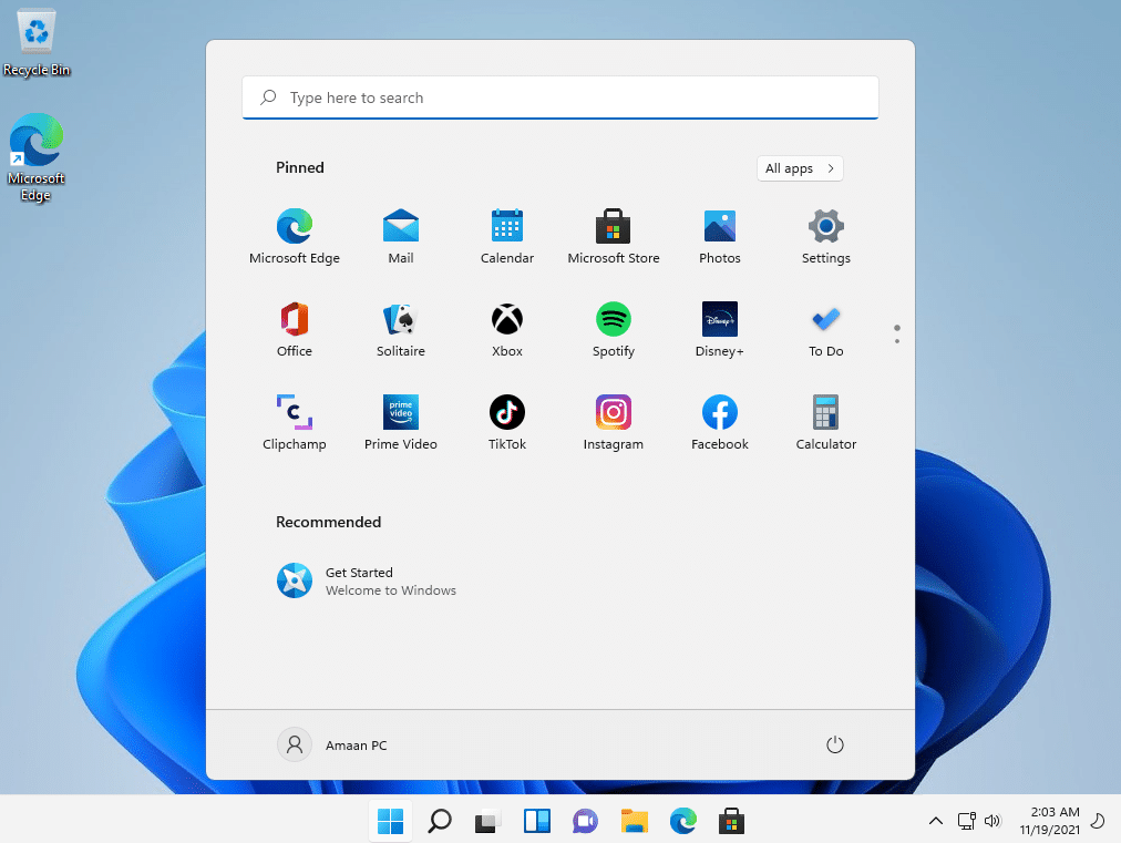 Windows 11 Instalado