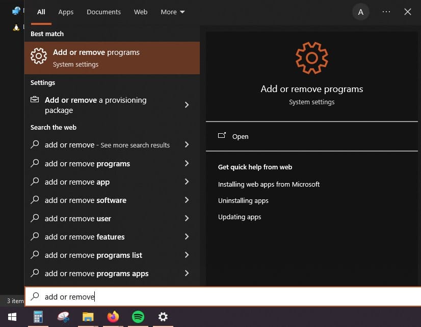 Microsoft Office deinstallieren
