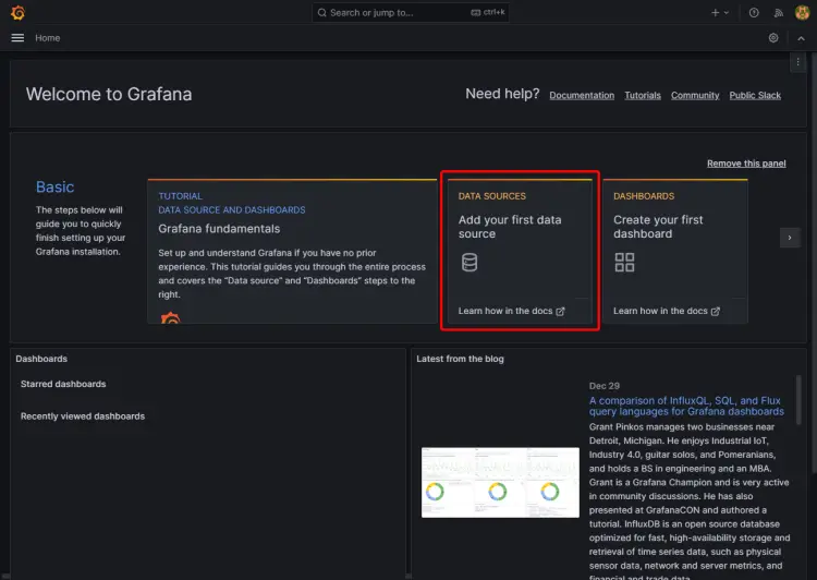 Grafana-Dashboard