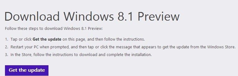 télécharger windows 8.1 preview