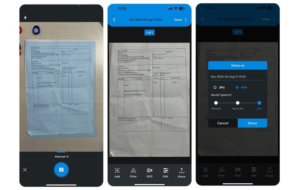 quick scanner app für iphone