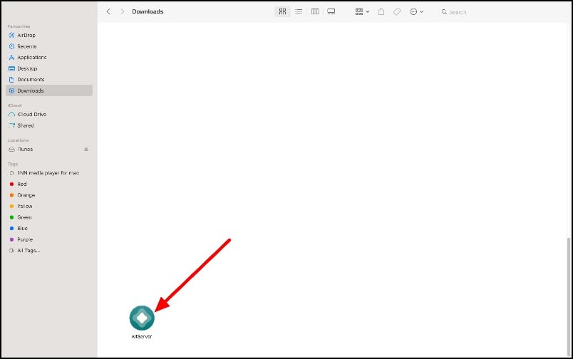 esegui altserver su mac