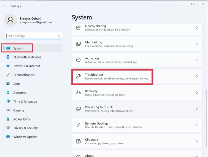 solucionador de problemas de windows 11
