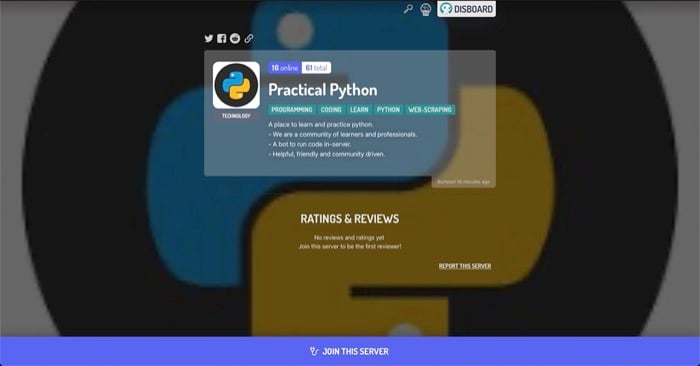 trouver des serveurs discord à rejoindre sur disboard