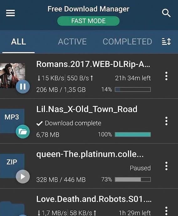 Téléchargeur de torrents pour Android