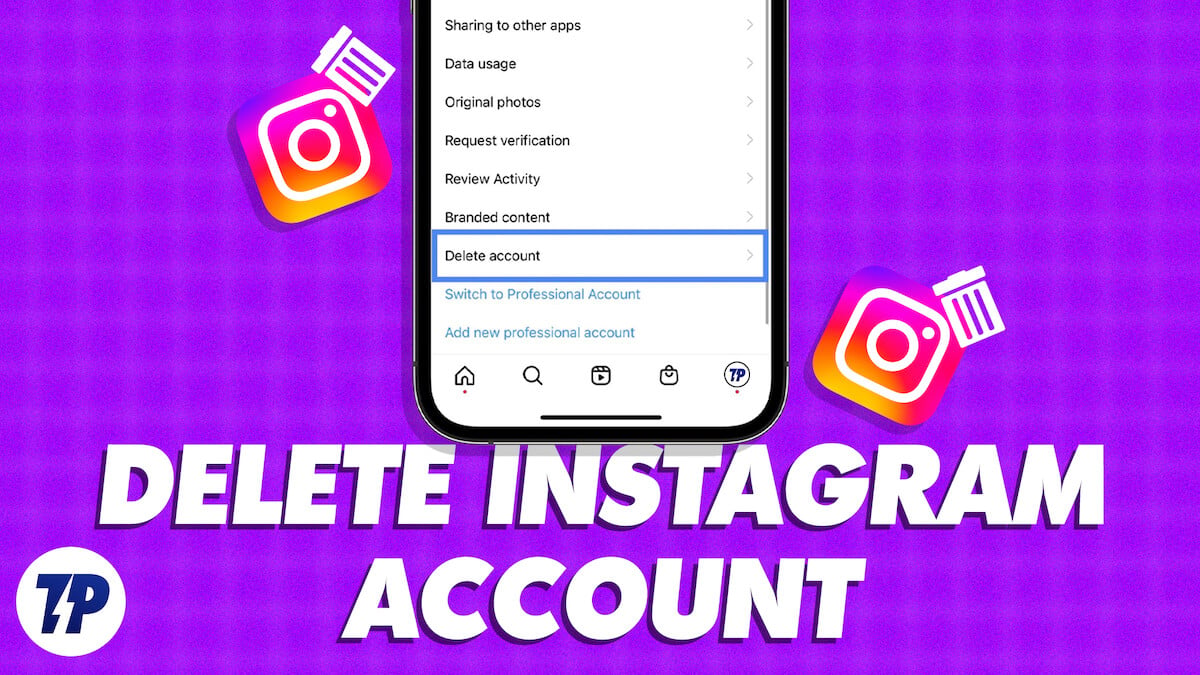 Instagramアカウントを削除する方法