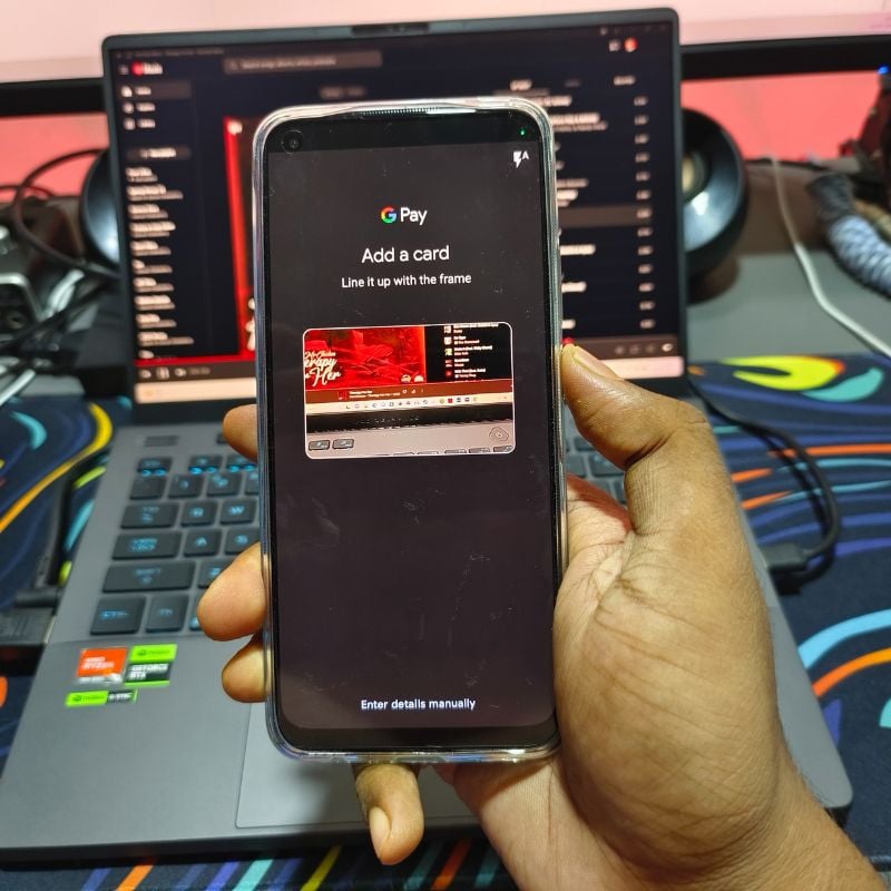 scan the card to add it to your wallet