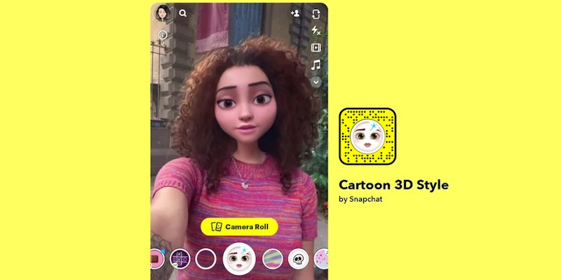 snapchatフェイススワップ