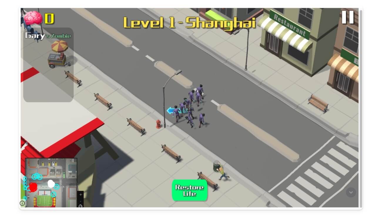 zombie crowd