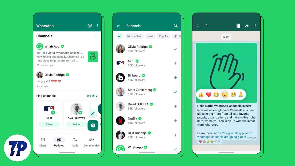 canaux whatsapp