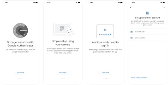 google authentifikator