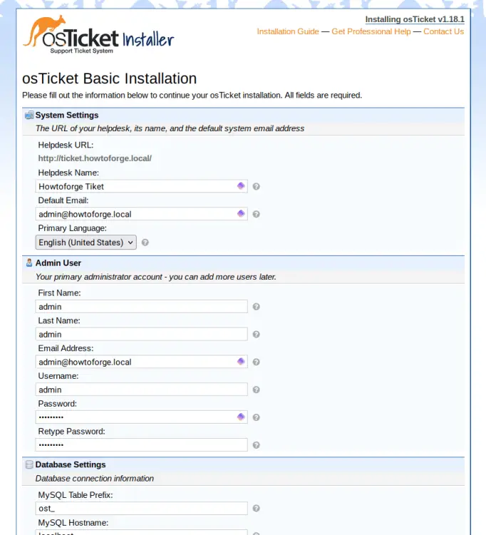 configurar admin